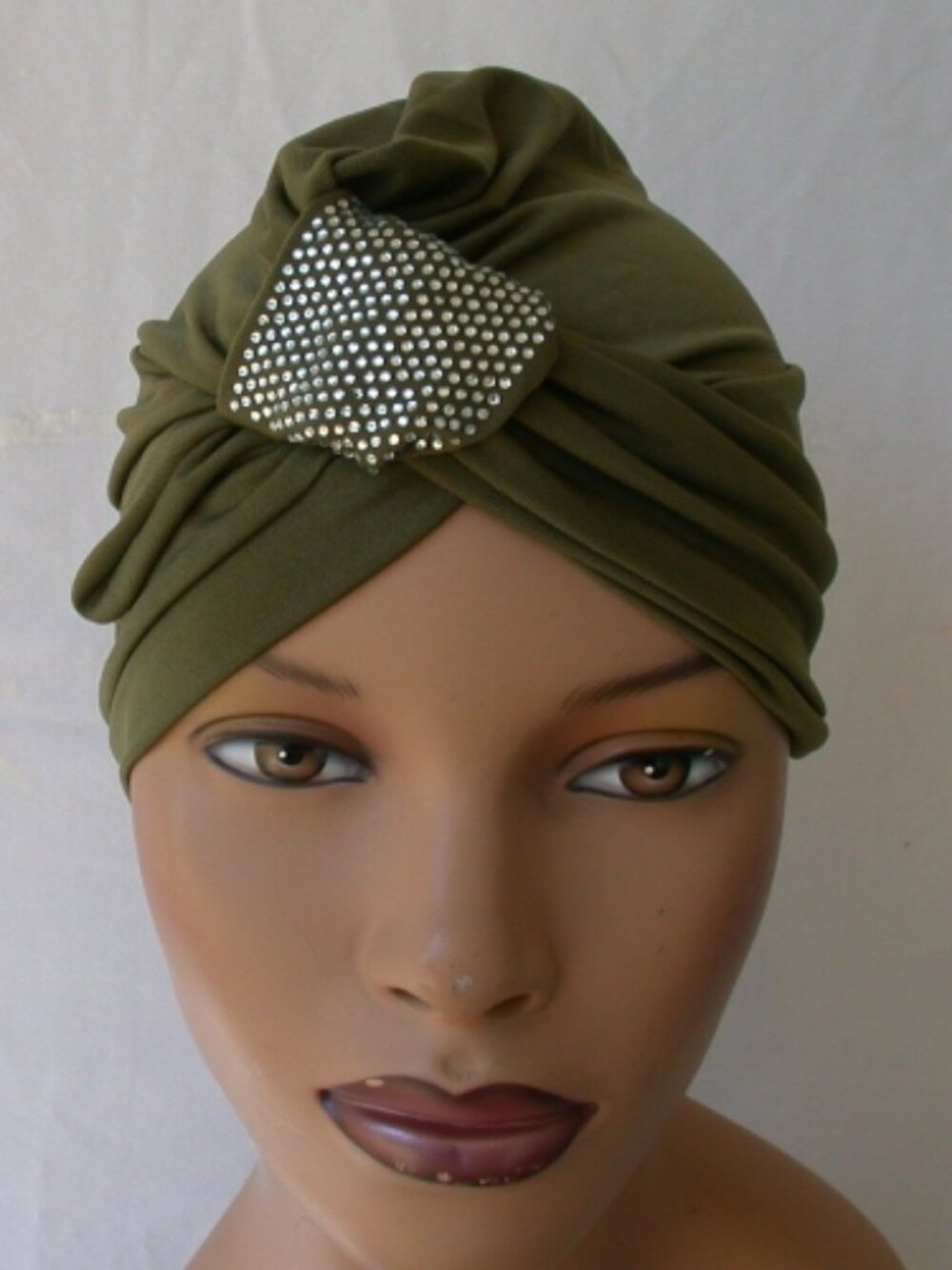 Irish Green Fun and Flirty Fashion Chemo Hat Instant Turban Cap